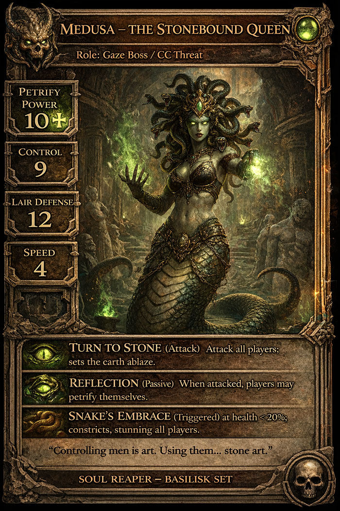 Medusa — The Stonebound Queen